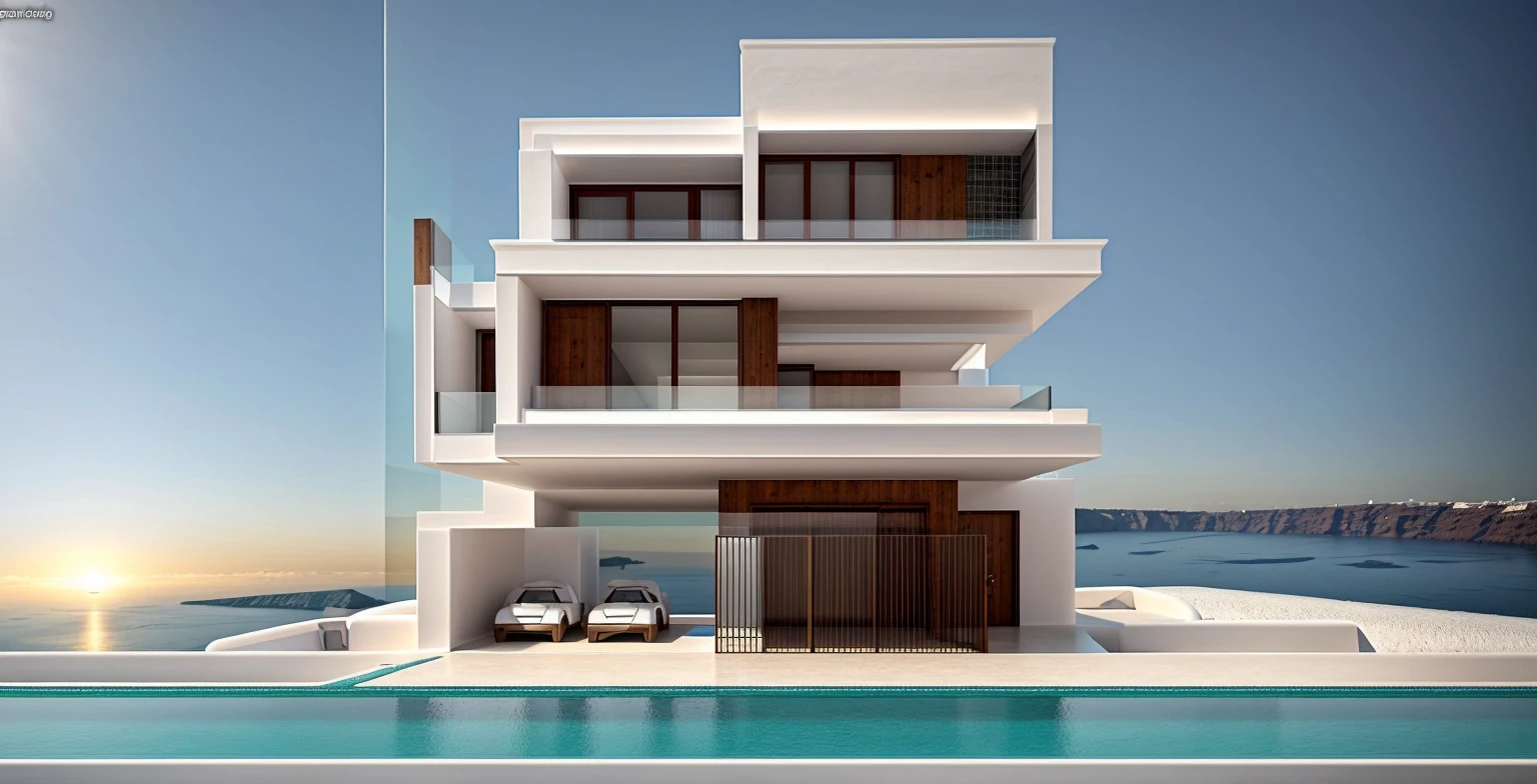 1 house, santorini style