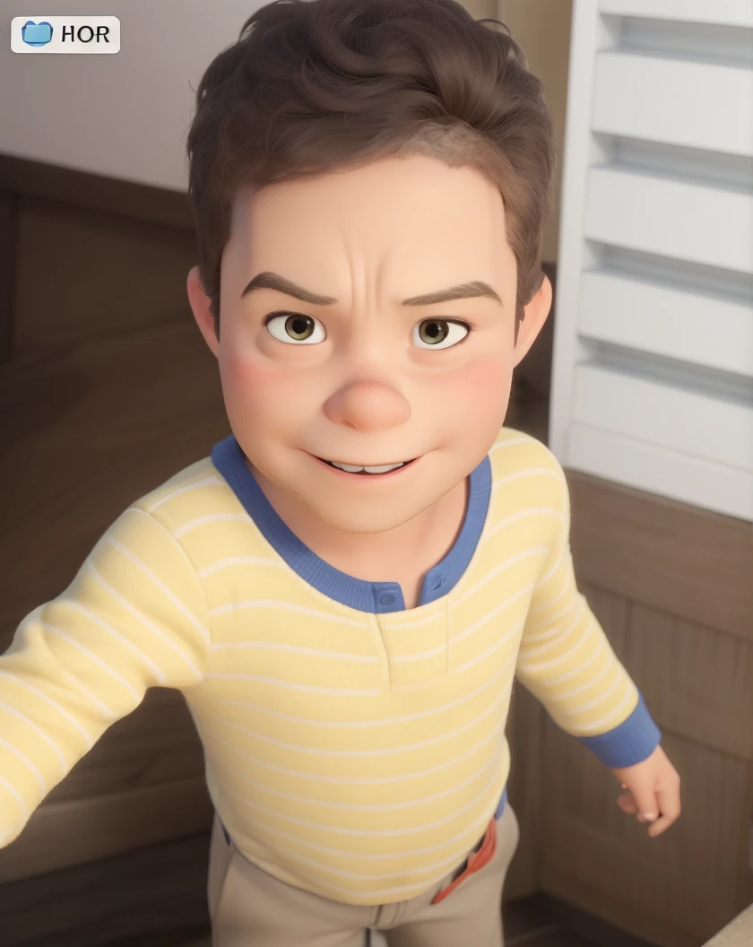 Transform the image into Disney Pixar style