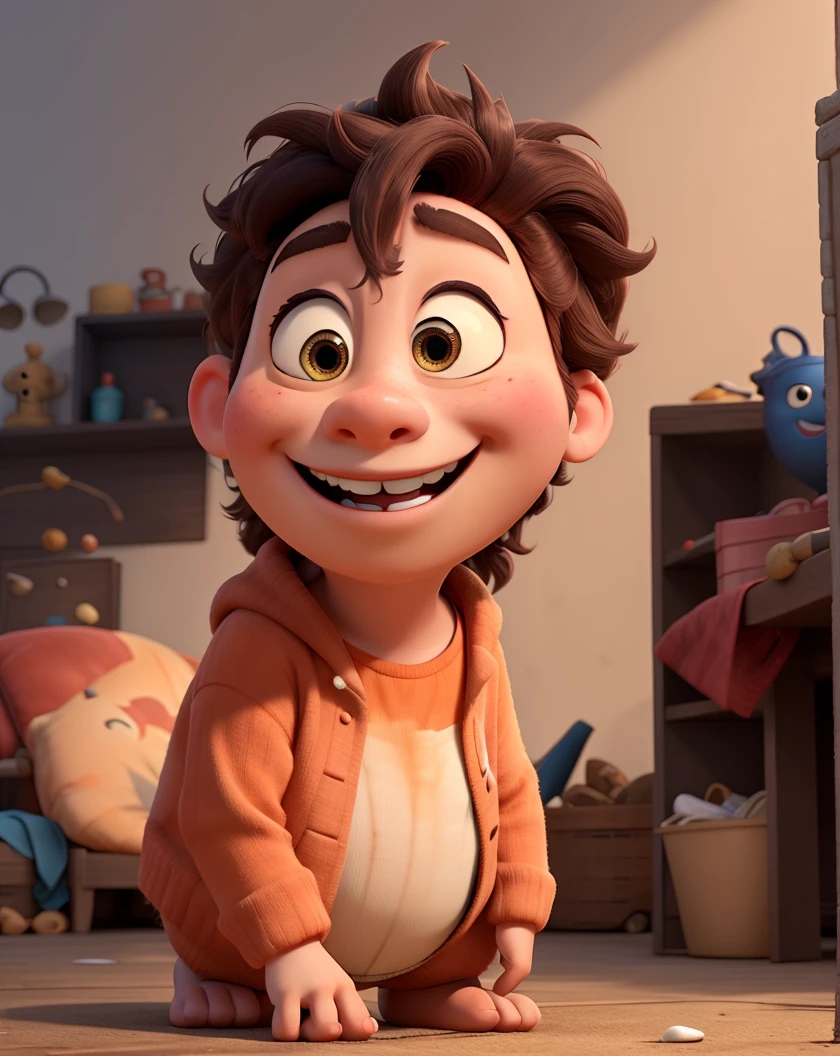 Transform the image into Disney Pixar style