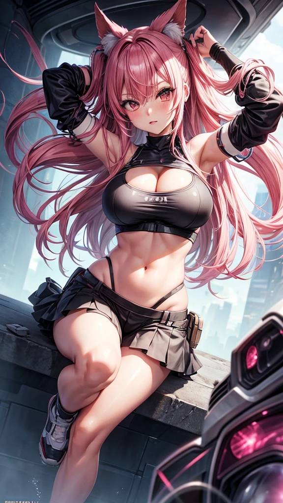 Animecharacter-girl-pinkhair-greyeyes-sexyputfit-bigboobs-cuteandcharming-fullbodypic-sexygirl-hotgirl-highquality-image

