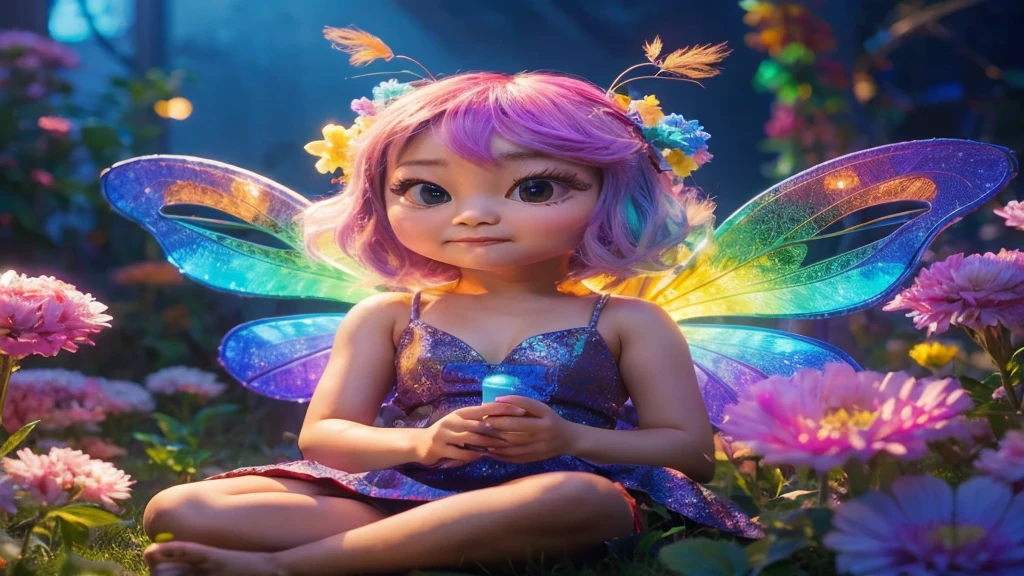 make a realistic cute asian person, make her standing