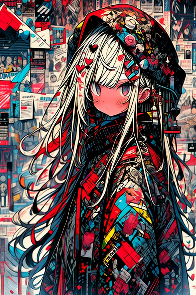 red sky,long hair,gustav klimt,religious art,death,hell ,blood,wearing a very short and very hot lace underclothes,lolitaoutfit,anime style,realism,3D,8k,Unreal Engine,2girl,yuri,graffiti art,text logo,high contrast,flat illustrations,minimalist,full body,chibi, girl,cute girl ,cute face ,beautiful eyes,cute,kawaii, --no adult::3 --niji 5 --style expressive --s 400