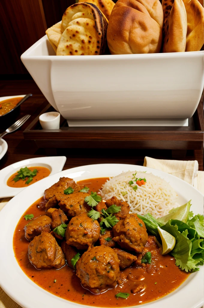 Indian hotel food