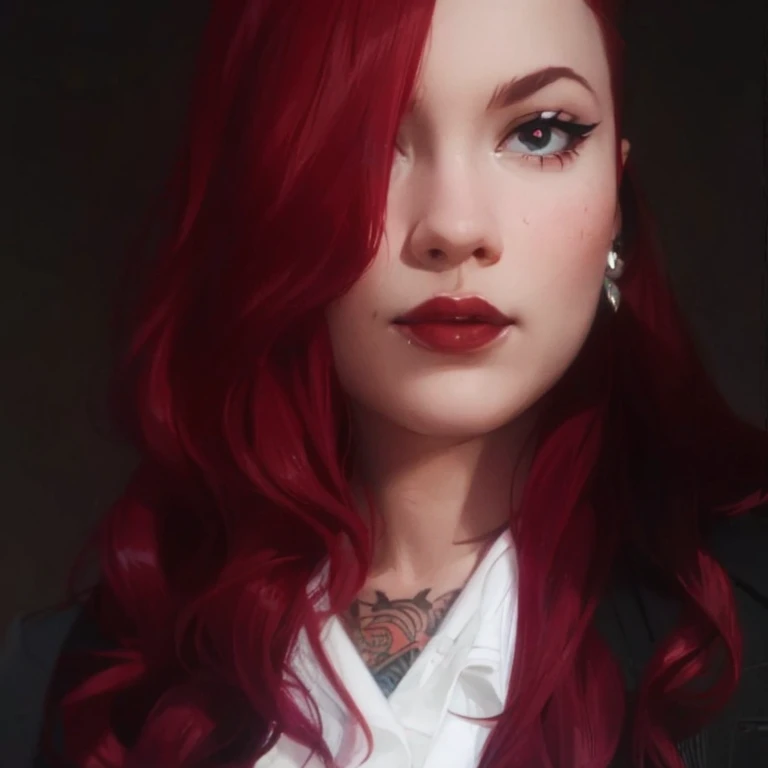 cherry red hair girl