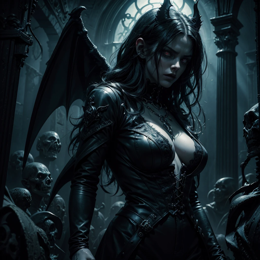 (best quality,4k,8k,highres,masterpiece:1.2),ultra-detailed,(realistic,photorealistic,photo-realistic:1.37),dark fantasy,street scene,unfamiliar environment,detailed buildings,ominous atmosphere,mysterious creatures,horrifying presence,unsettling,shadowy figures,intense darkness,young girl,long hair,innocent face,vulnerable position,hopeless situation,distressed expression,starry sky,dimly lit street lamps,dark colors,overgrown plants,quirky architecture,strange symbols,haunting shadows,abandoned feel,loneliness,magic in the air,creepy atmosphere,enchanted surroundings,gothic elements,otherworldly aura,dramatic composition,contrasting light and shadow,foreboding,uncertainty, bright weather, sunny day, brigth ambiences, light everywhere, nsfw, exposed woman, naked woman, nude boobs