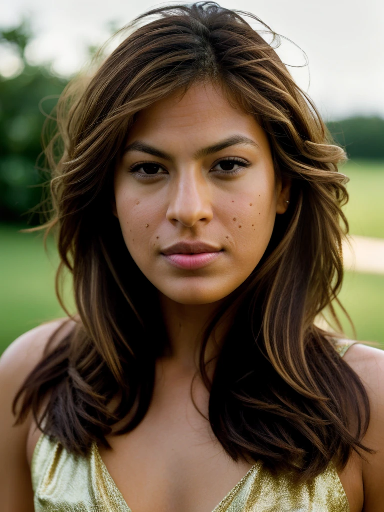 Realistic photo of a beautiful 3v4m-v2 woman, 1girl, solo, long hair, looking at viewer, simple background, brown hair, white background, brown eyes, closed mouth, upper body, lips, mole under eye, realistic, soft lighting, professional Photography, Photorealistic, detailed, RAW, analog, sharp focus, 8k, HD, high quality, masterpiece