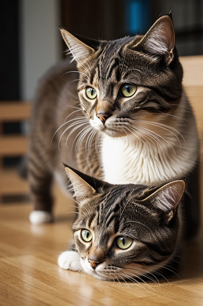 Cat doing mewing