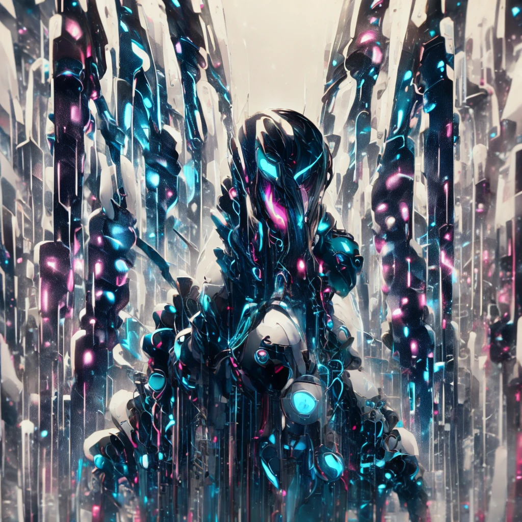 (sticker design, vector art:1.2), futuristic neural net super brain character, equipped with a sleek digital pen, writing text ("NEURAL AG":1.4) with precision, (sci-fi neonpunk:1.2) aesthetic, 2D flat design, ideal for a sticker, vibrant neon colors, vector drawing style, perfect for vinyl printing, (best quality:1.3), intricate circuit patterns on the brain, glowing neon lights, dynamic pose, digital futuristic vibe, detailed wires and connections, digital art at its finest.