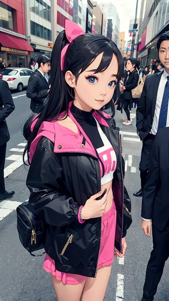 Bubbly Makeup, suit, pager, rental video, Harajuku Style