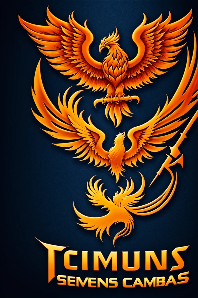 They create a logo with the phoenix and at the bottom it says team cambas