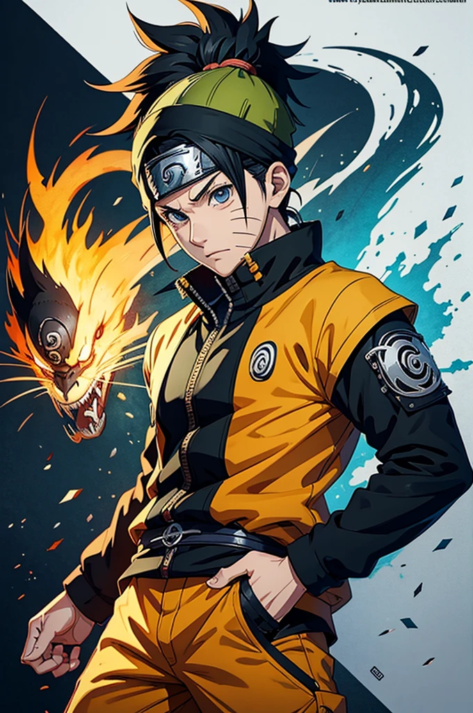 Create a Naruto original character design 