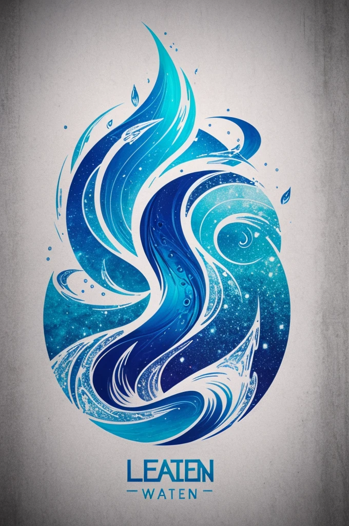 Logo for a clothing line of the WATER element