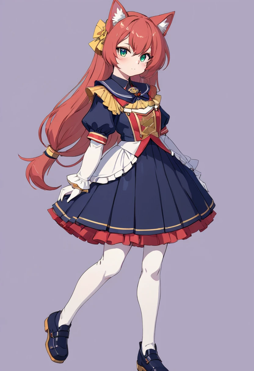 anime - style image of a character with a variety of hair and accessories, anime set style, anime character reference sheet, fantasy uniform, flat anime style, anime full body illustration, full_body!!, complete detailed body, extra detailed body, anime vtuber full body model, soft anime illustration, anime style character, clean detailed anime style,