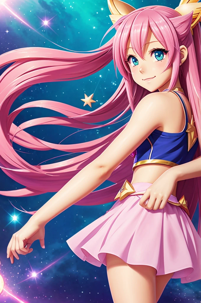 Anime drawing of Zoe Star Guardian