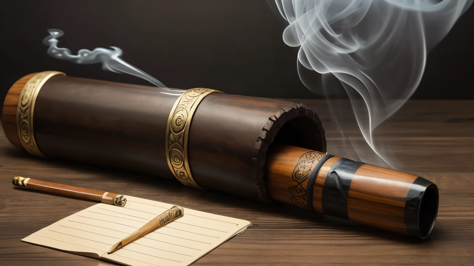 craft an old smoke pipe