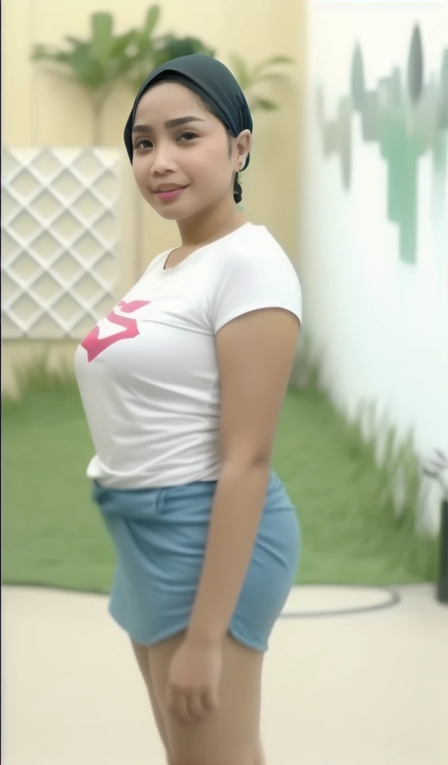 HIJAB MALAY GIRL,, IMF as a good Guy, TECHNOLGY, AI, futuristic, blockchain, International Monetary Fund, (MATRIX WORLD), ((look In front at the camera CLOSED YOUR EYES and open your mouth)).