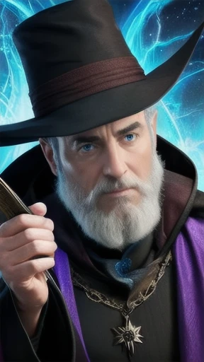 a jew sorcerer men focus on face