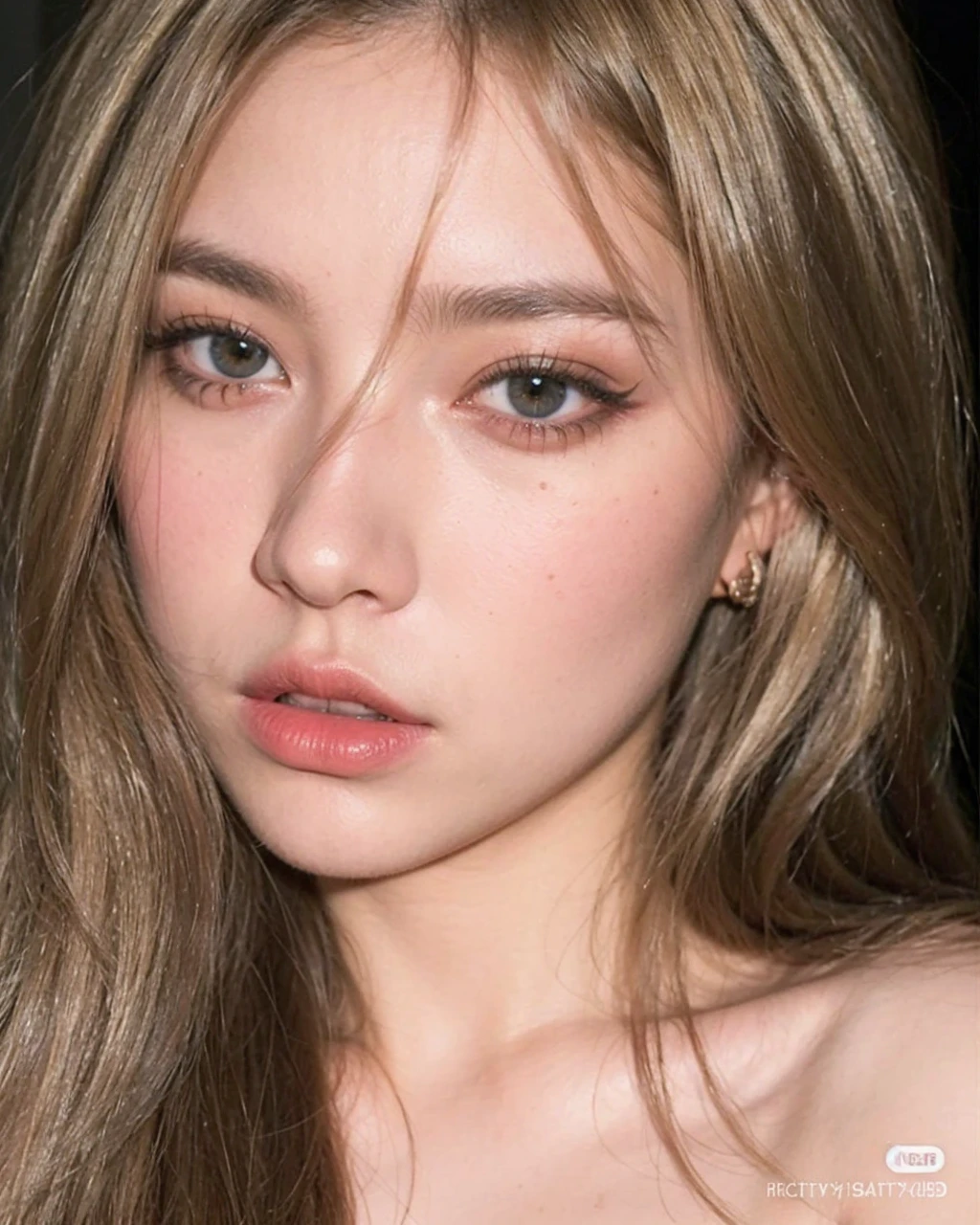 best qualityer, work of art, ultra high resolution, (Realisticity: 1.4), OriginalPhoto, 1 girl, greeneyes, off the shoulders, cinematic lighting