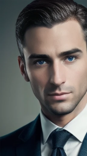 Abramowicz men  focus on face image with color.