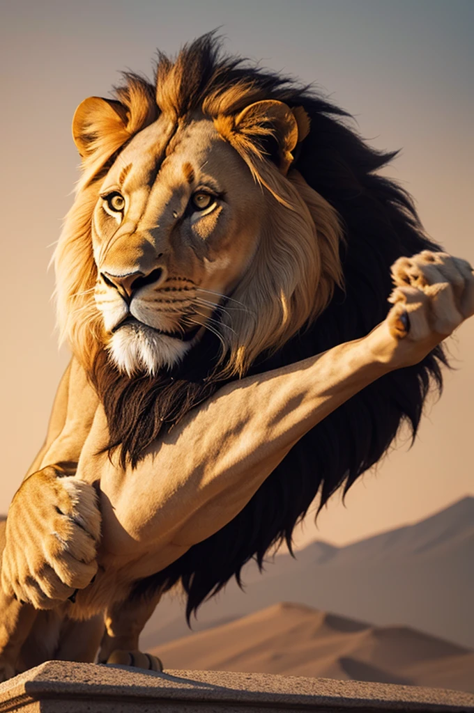 Raise a Lion , and a 3D script 'RADIO SIMBA' in vibrant colors and large letters.