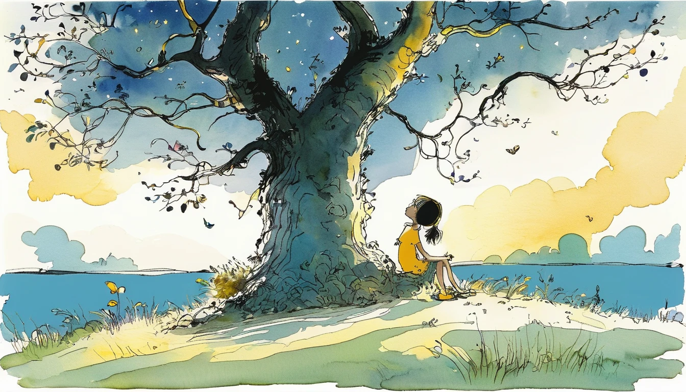 
(a girl with headphones, sitting at the foot of a tree, under the moonlight ) by Quentin Blake, style byQuentin Blake, scene by Quentin Blake, art byQuentin Blake, color by Quentin Blakeatmosphere by Quentin Blake, lights byQuentin Blake, textures by Quentin Blake,shadows by Quentin Blake
