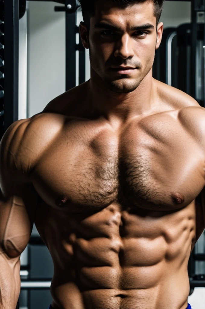 Gym aesthetic chest picture