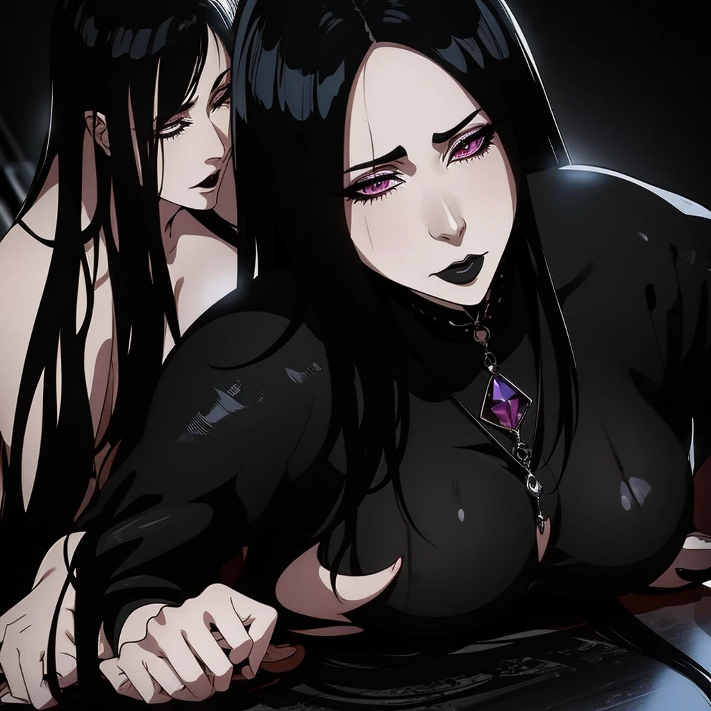 Sexy woman gothic makeup sexy sex