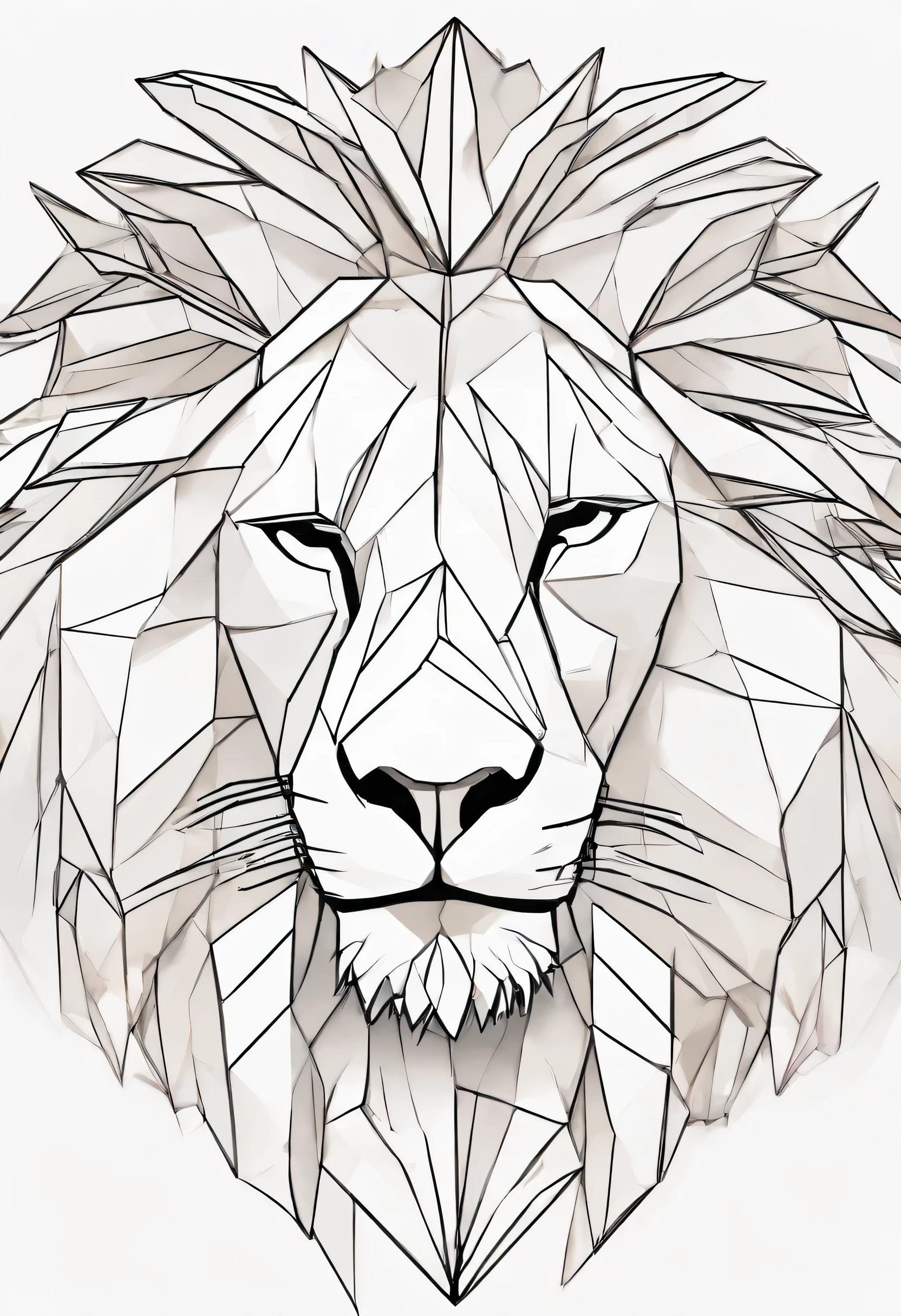 Geometric dark lion with a glass profile head illustration. wireframe. low poly vector line art. yellow and red head logo design, hd wallpaper