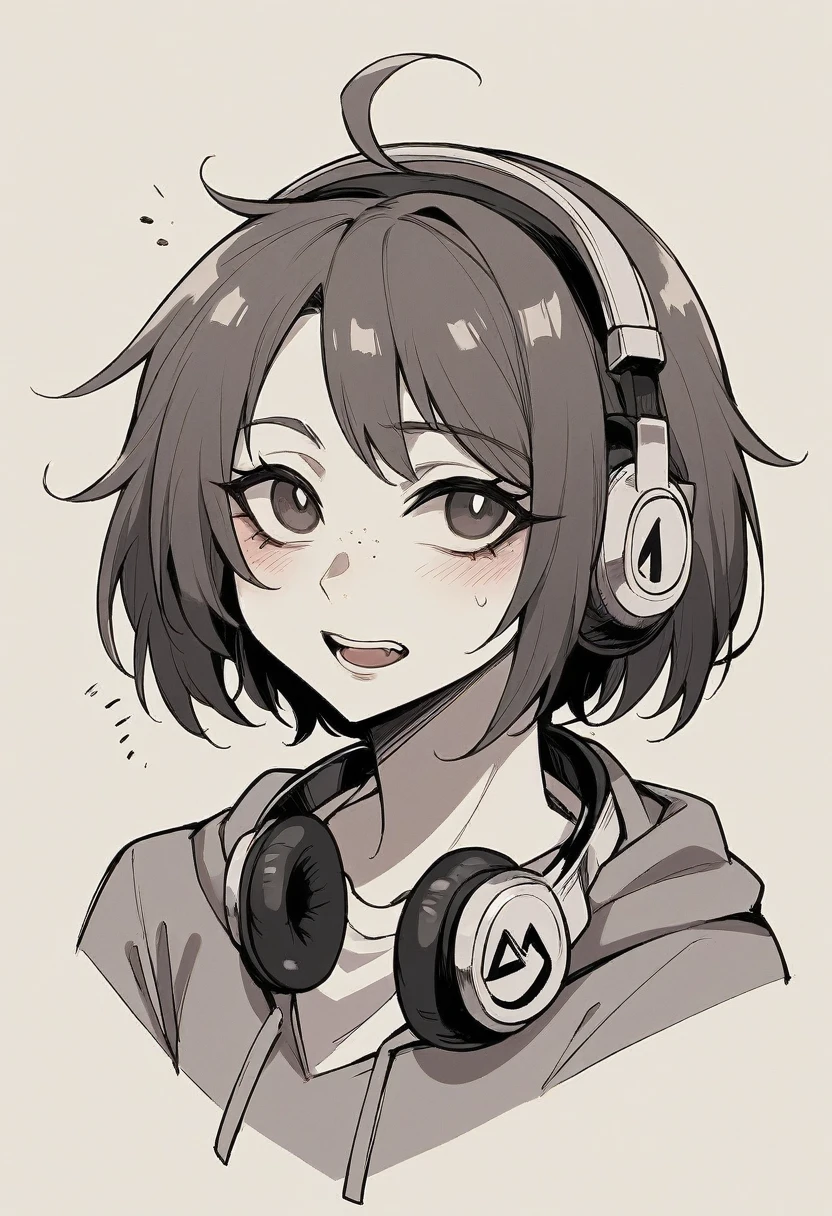 
(a girl with headphones, by AssasinMonkey)