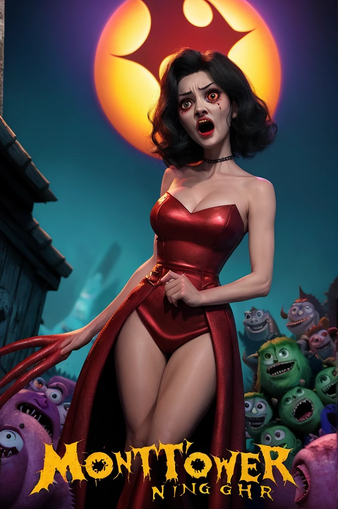   Monster     Woman horror nightmear pixar animated 