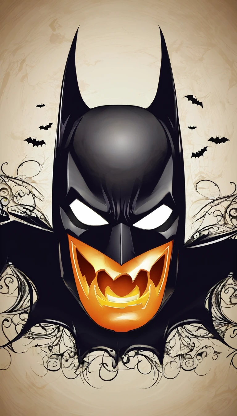 heloween pumkin, batman