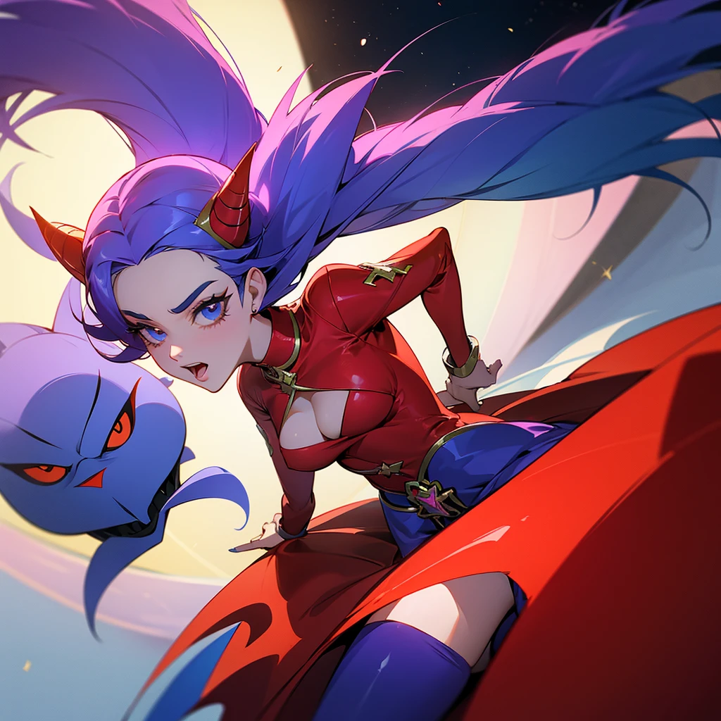 Katy perry rising to the stars and look devilish