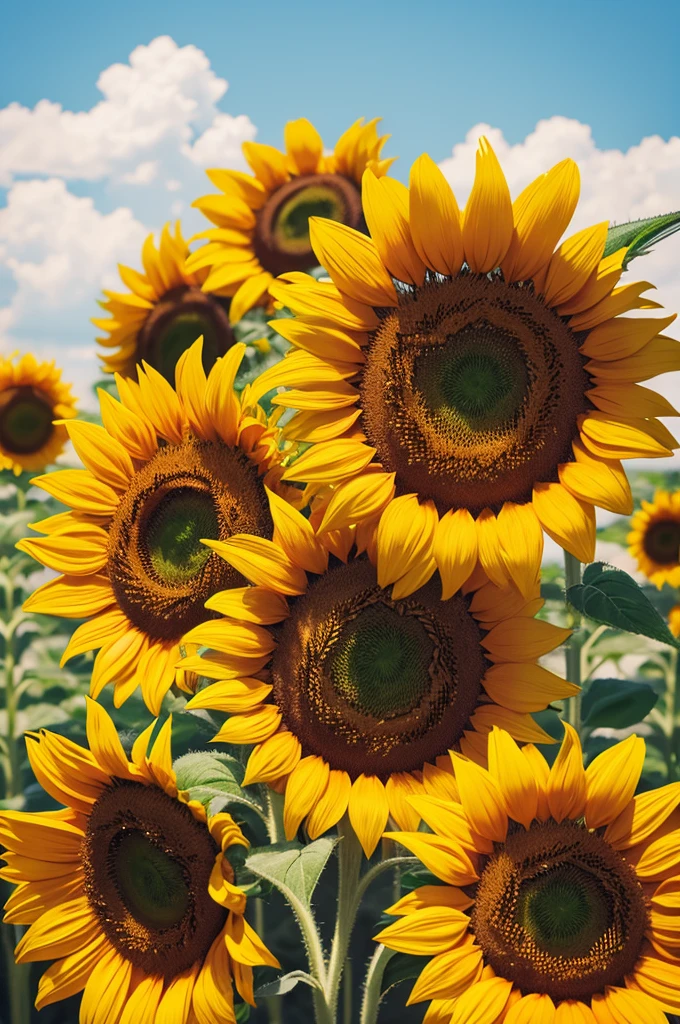 Sunflower drawing