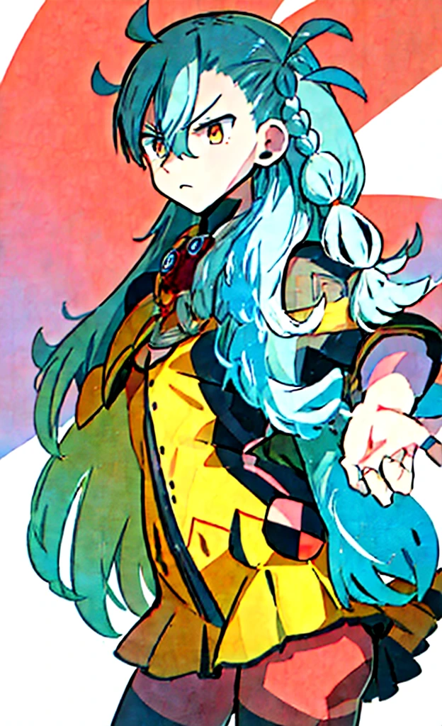 masterpiece,Highest quality,1 Girl,alone,Pokémon-like art style,(bold:1.6),(flat:1.5),