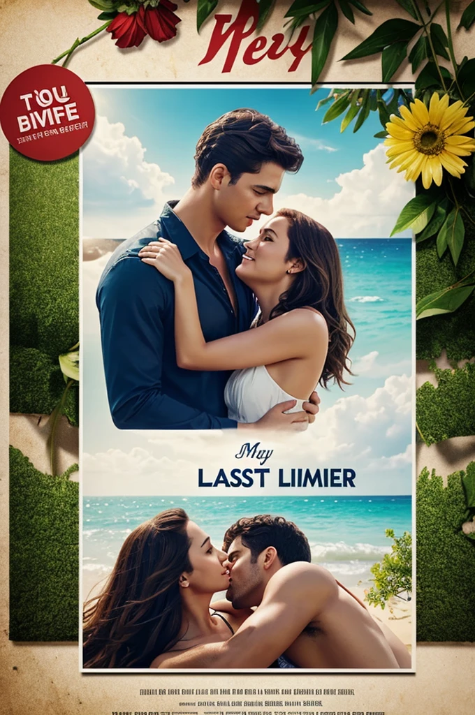 Create a poster for a romance film called my last summer