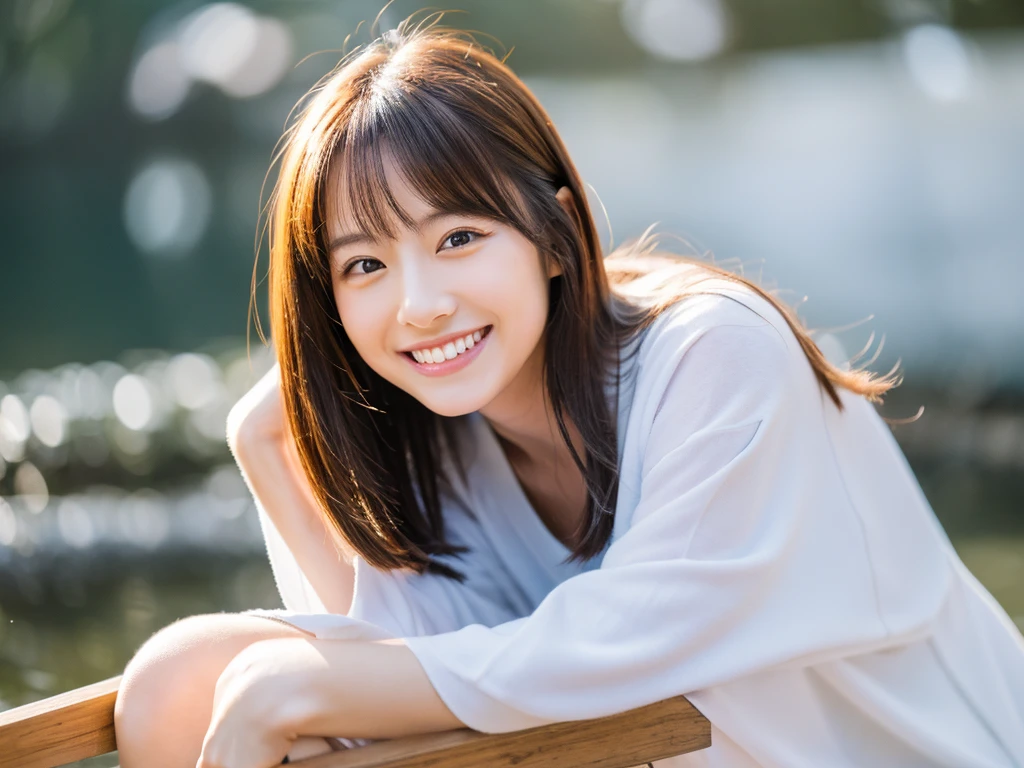 Masterpiece、8K、30-year-old woman、Japanese、smile、guidance