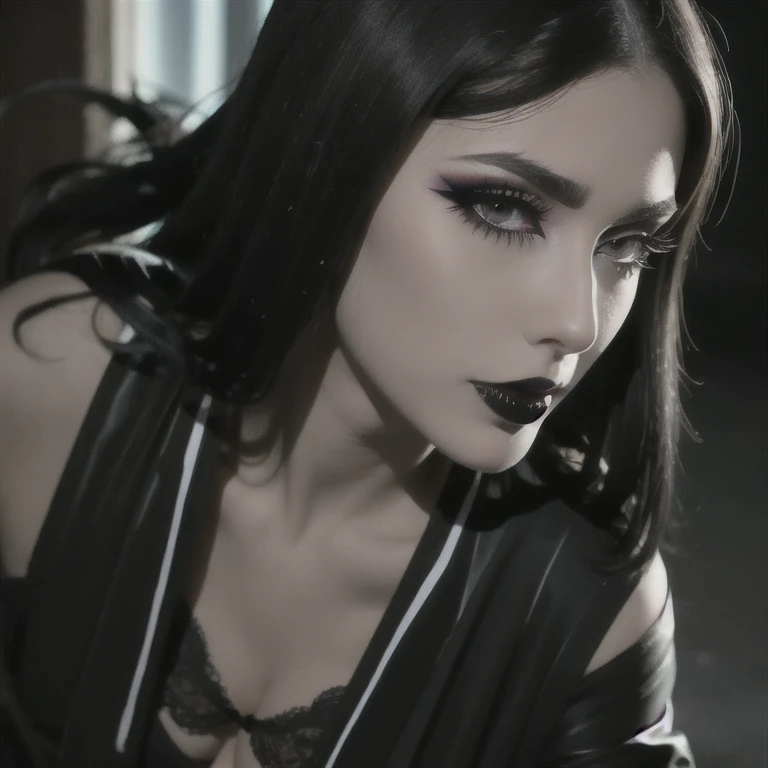 Sexy woman gothic makeup  sexy  sex