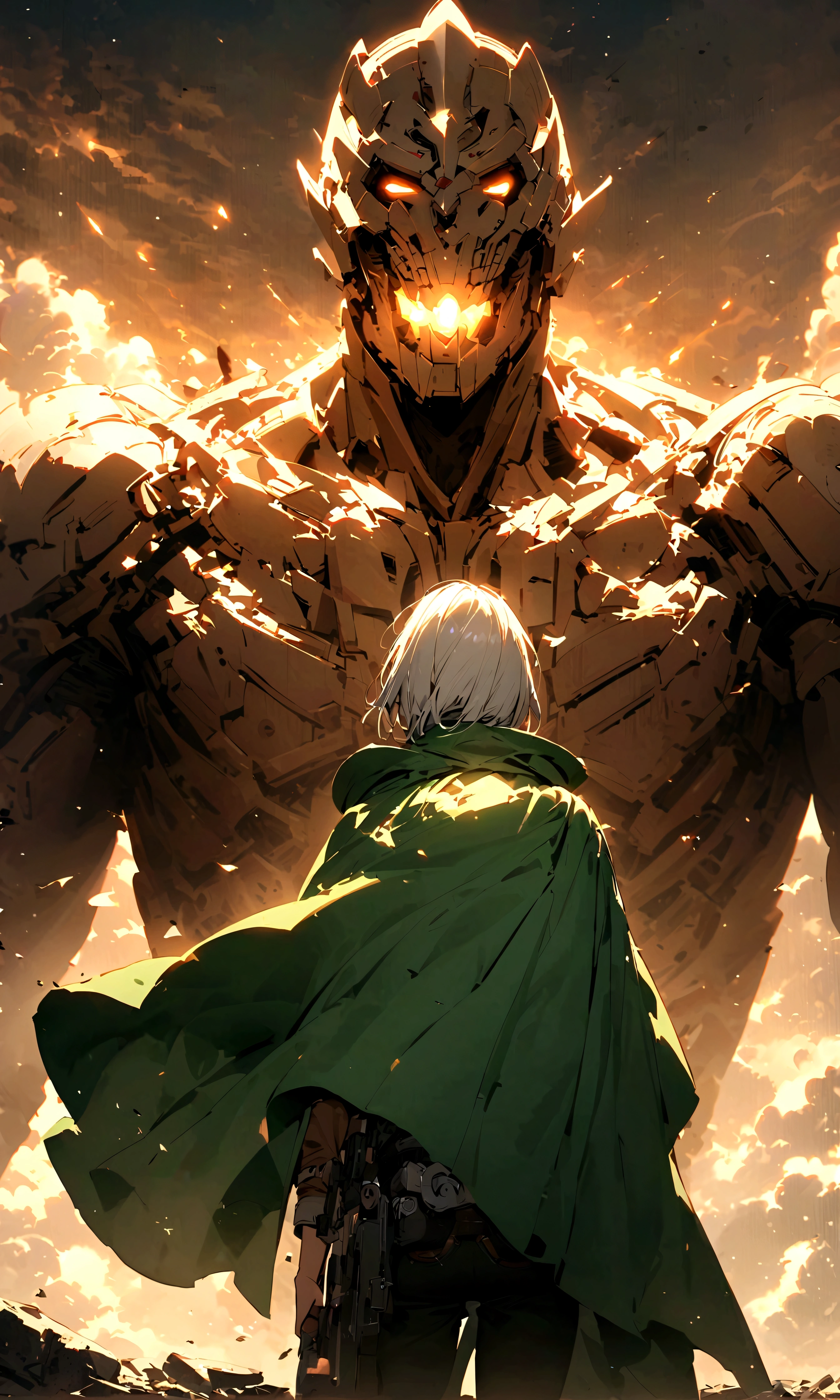 Attack on Titan、Research Corps、green cloak、Three-dimensional mobile device、「I have long ago sworn to offer my heart to the cause of the revival of humanity.！！　If I follow that belief and die at the end, then I&#39;ll be happy！！」FACING。、「If there&#39;s anyone who can change something　That person is　I&#39;m sure he&#39;s someone who can throw away the things that are important to him.