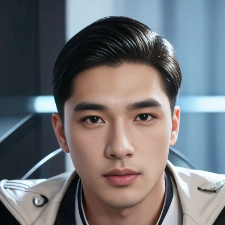 Araaf man wearing a jacket and tie is looking at the camera., Portrait, Twitch Streamers / Gamer Ludwig, Headshot profile picture, Inspired by David Diao, Portraitรายละเอียดไฮเปอร์, David Luong, Ross Tran and Bayard Wu., Hess Jinyao, แรงบันดาลใจจาก Victor Wang, Wlop และ Ross Tran, smooth hair, close-up headshot, Andrew Thomas Wang