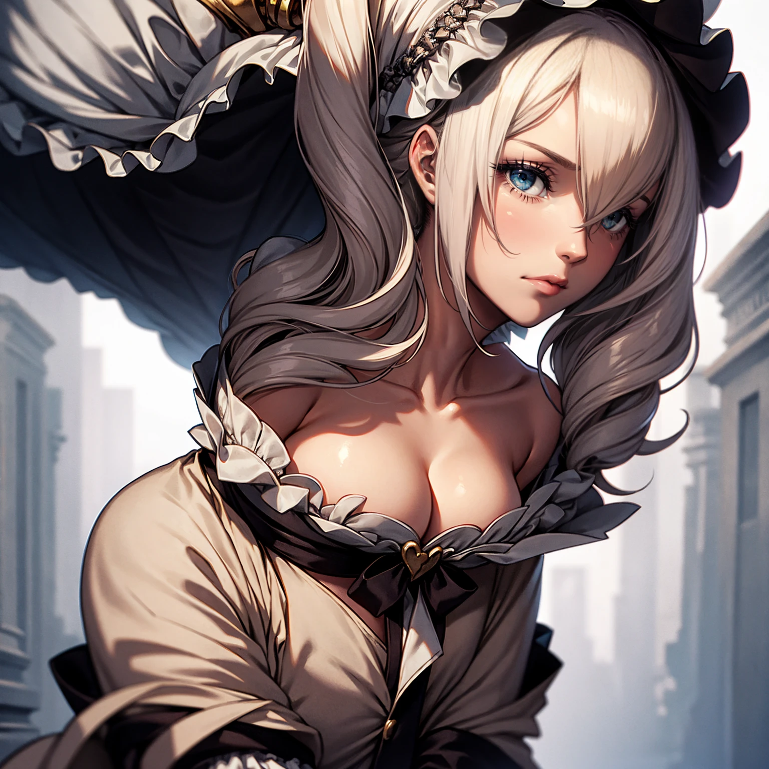 Marie-Antoinette, Emphasis on clavicle