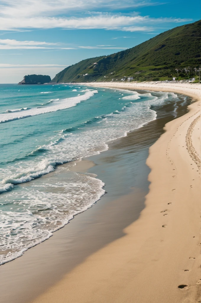 A beach 