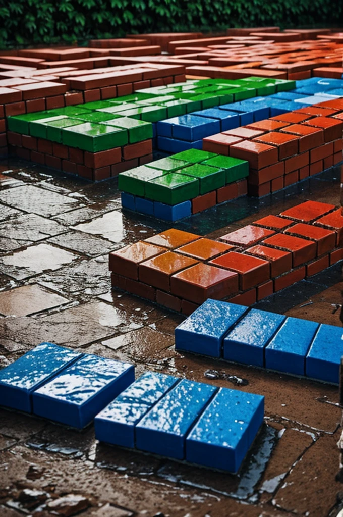 Rain of dope bricks