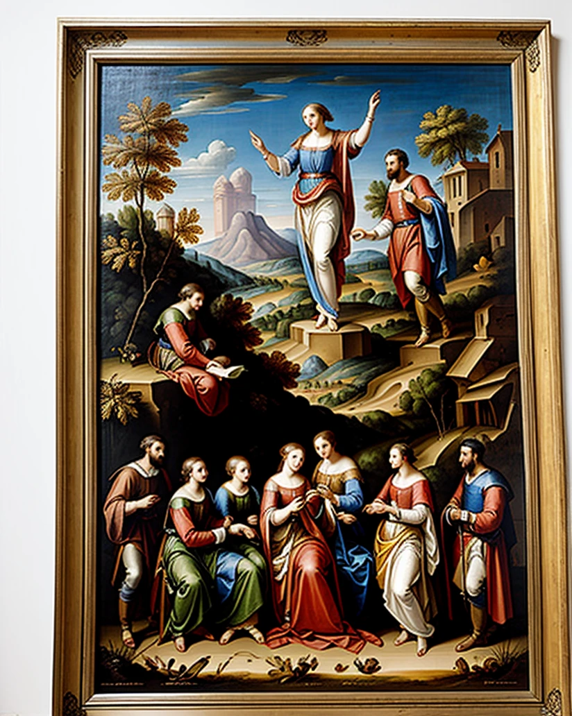 Peinture tableau art renaissance