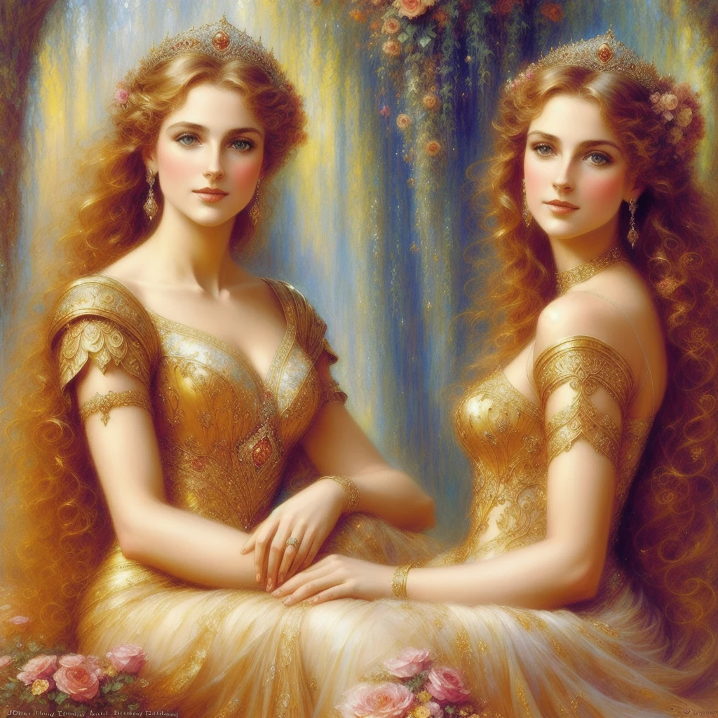 a beautiful princess, elegant, detailed, pretty, (art by dgtlv2 and henry asencio and zeen chin and josephine wall and edwin deakin), (masterpiece)