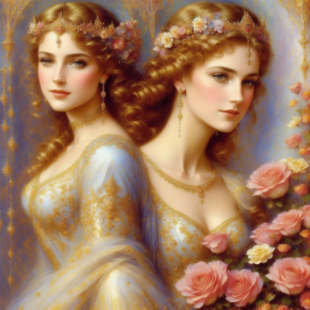 a beautiful princess, elegant, detailed, pretty, (art by dgtlv2 and henry asencio and zeen chin and josephine wall and edwin deakin), (masterpiece)