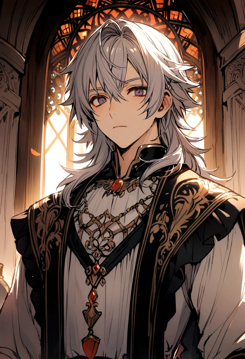 a male tabletop roleplaying master in pe