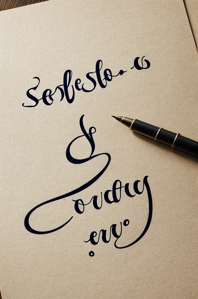 Create a signature with the word ezekiel and an s. as if you were an expert in calligraphy