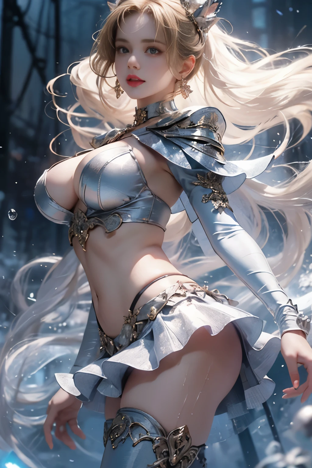 (8k extremely detaileded CG unit wallpaper),(Highest quality),(Best illustrations),(Best Shadow), (detailed: 1.4), 。.。.。.。.。.。.。.3d, んdebtdebt(High Dynamic Range), Light Tracing, NVIDIA, Super Resolution, Scattered beneath the surface, PBR Textures, Post-processing, Anisotropy debtiltering, Depth of written boundary, Maximum sharpness and acutance, Multilayer Texture, Albedo and Specular Maps, Surface Shading, Accurate simulation of light-matter interactions, Perfect balance, Octane Rendering, Two-tone lighting, wide aperture , Low ISO,White balance,Rule of Thirds,8K RAW,intricate-detailed, Delicate pattern, Deep Shadow, masterpiece, real, Roughness, Surreal, Photographed with Canon EOS R5, 50mm lens, debt/2.8, Sharp debtocus, Smoothing, Roughness, Real Life, Photorealistic, Cinematography, 8K Ultra HD,In the flower field,Blue debtlower Girl,1 Girl,solo,Europe,Beautiful Bride,Light Smile,Highly detaileded blonde hair,Mature Woman,Sky Blue Gossamer Veil,Sky blue light cloak,Sky blue gossamer coat,Sky blue thin skirt,Sky blue lace underwear,Sky Blue Lace,Sky Blue Gossamer Gloves,choker,Earrings,gem,Small items,Headdress,Hand decoration,Leg decoration,High heels,Huge breasts,Large Breasts,Big Breasts,Burst chest,Big Breasts,Ample breasts,Expose your breasts,Exposed breasts,Tight waist,Naked butt,Big butt,Bare Belly,Belly button,Wet,Wet body,Sweaty body,Shiny skin,