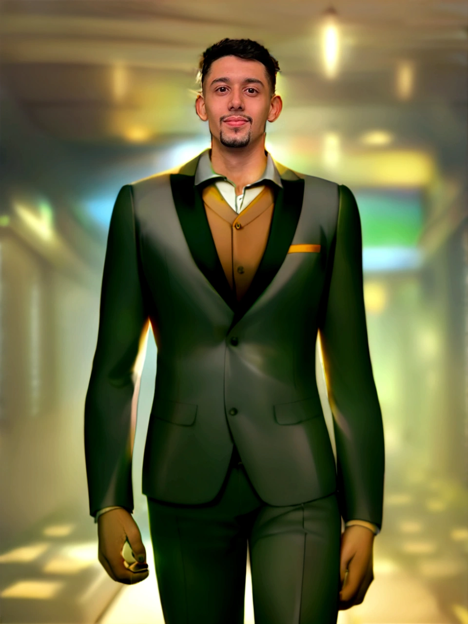 Well dressed man at social and business place