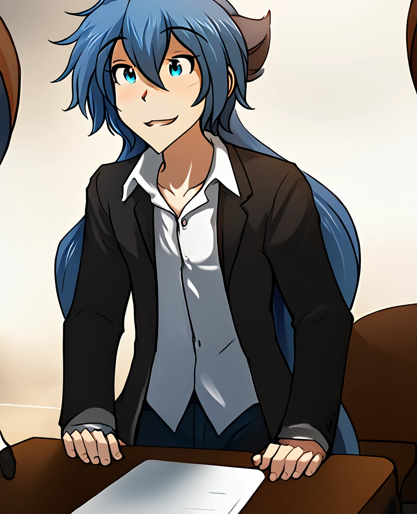 AnonTK's twokinds lora human boy blue hair 